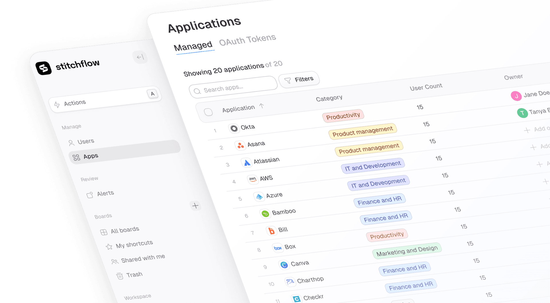 Dashboard preview